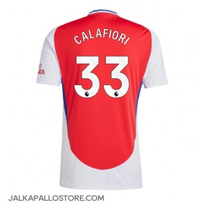 Arsenal Riccardo Calafiori #33 Kotipaita 2024-25 Lyhythihainen